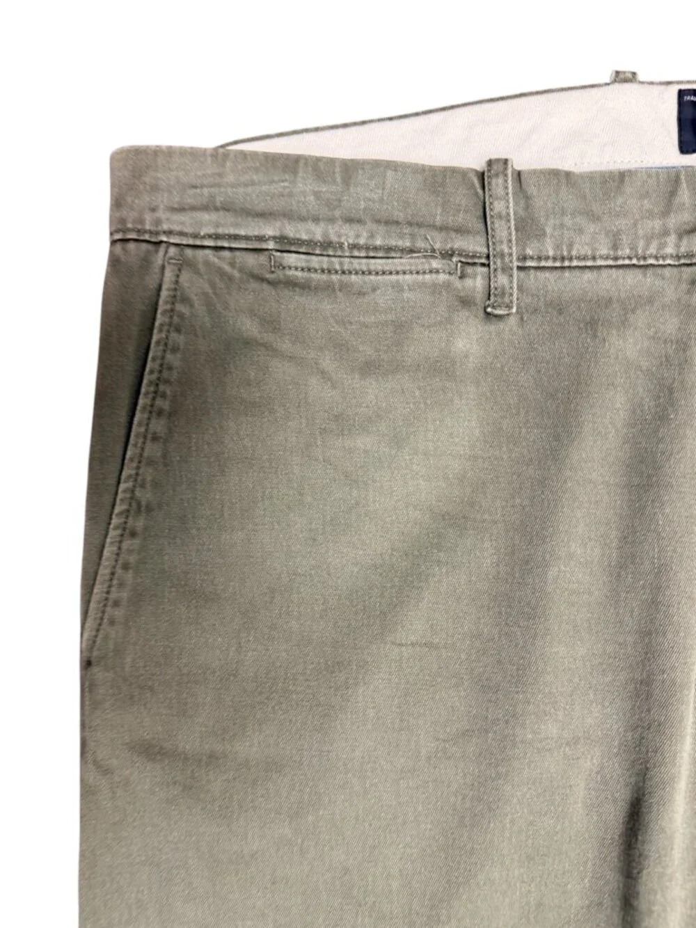 J. CREW Men's 484 Slim Stretch Chino Pants Army Green | Size‎ W34 X W32